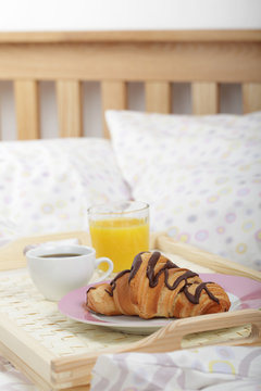 Breakfast on the bed