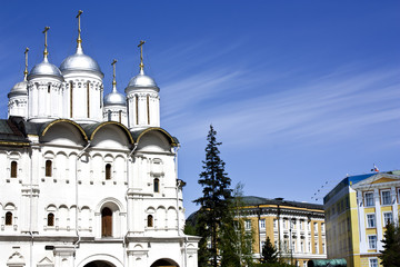 Beautiful Cathedral in Moscow Kremlin, Russia