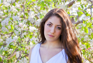 Fototapeta premium Apple Blossom Woman