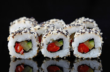 vegetarian sushi