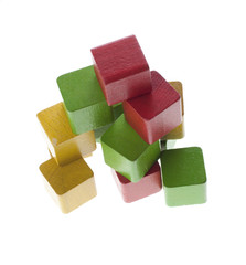 Play cubes in random shape