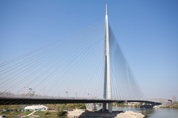 Belgrade cable bridge