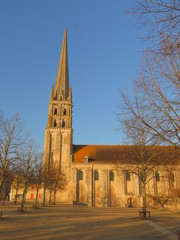 Fototapeta na wymiar Opactwo Saint-Savin, Wiedeń, Poitou-Charente
