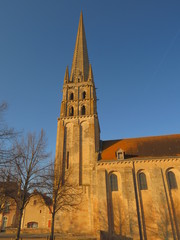 Obraz premium Abbaye de Saint-Savin ; Vienne ; Poitou-Charente