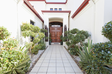 Entrance to mansion