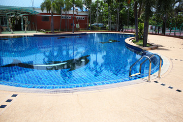 Swimming pool in Thailand.