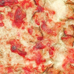 Obraz na płótnie Canvas Courgettes zucchini pizza