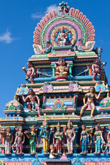 façade temple hindou