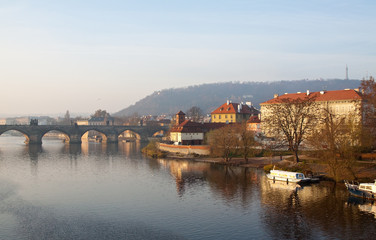 Obraz premium Morning view of Prague
