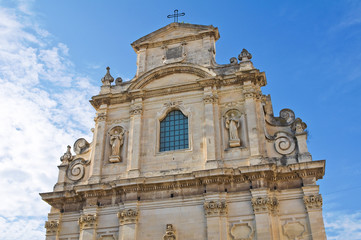 Church of Alcantarine. Lecce. Puglia. Italy.