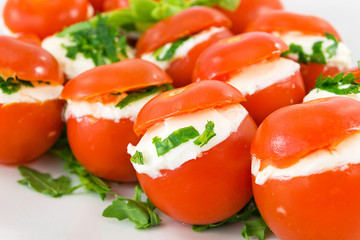 tomatoes stuffed with cheese