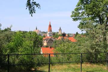 Blick über Bernburg