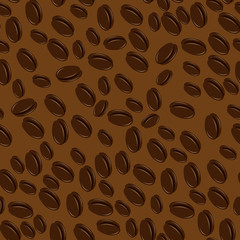 Coffee beans seamless