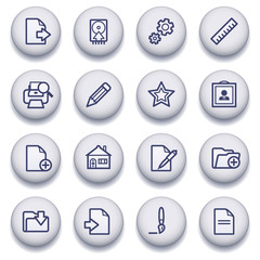 Color buttons with contour icons 10