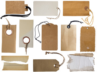 collection of tags or labels