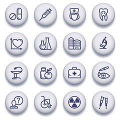 Color buttons with contour icons 15