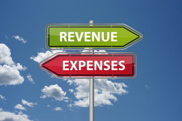revenue vs. expenses