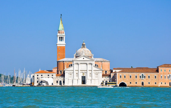 Church Of San Giorgio Maggiore In Venice.