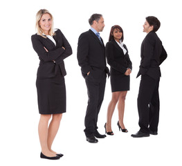 Confident business woman