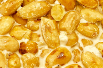 French nougat with almonds