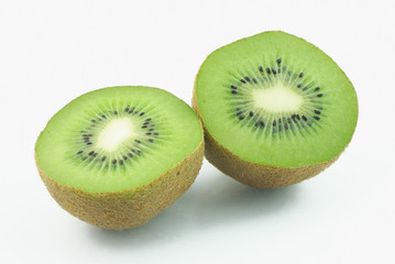 Fototapeta premium Two halves of kiwi