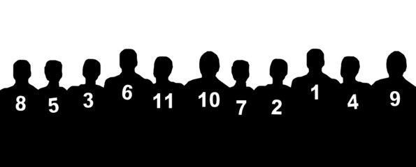 Fußballer Arm in Arm © SimpLine