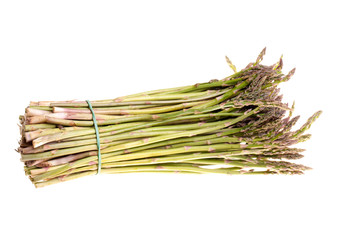 Bunch of Asparagus Isolated