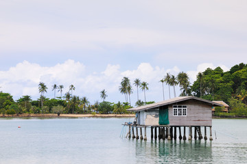 Obraz premium Fisherman house