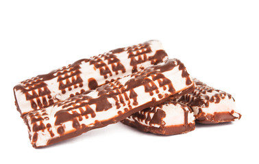 cake with chocolate isolated