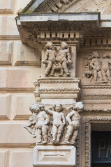 Celestines' palace. Lecce. Puglia. Italy.