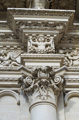 Santa Croce Basilica. Lecce. Puglia. Italy.