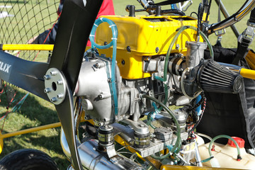 Fototapeta premium Moteur d'ULM