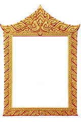 Picture gold frame Thai style.