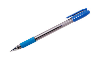 blue pen isolated