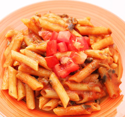 Nudeln mit Tomatensauce