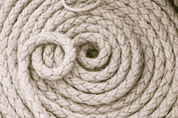 The braided ship rope