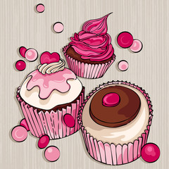 cupcakes Background
