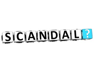 3D Scandal Crossword