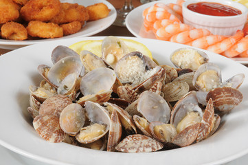 Steamed clams