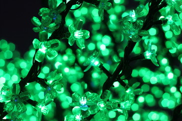 Lumière Led verte