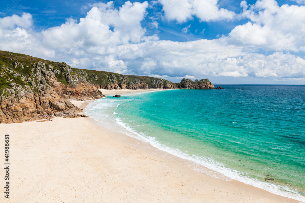 Wall mural Porthcurno Cornwall England