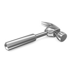 Metal Hammer on white background