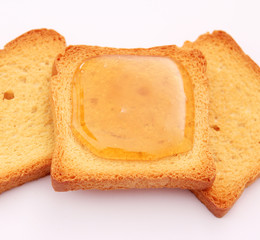 Zwieback mit Honig