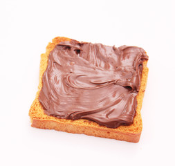 Zwieback mit Nusscreme