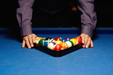 Hands on billiard balls