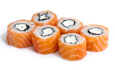 Various kinds of sushi and sashimi