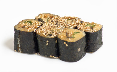 Various kinds of sushi and sashimi