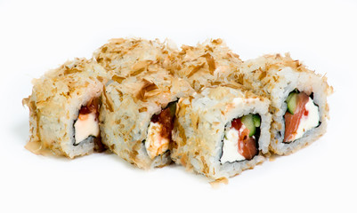 Various kinds of sushi and sashimi