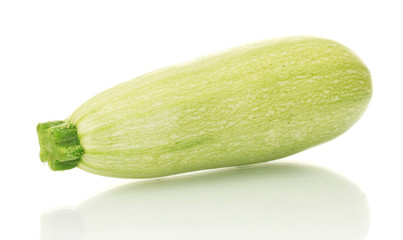squash isolated on white background close-up
