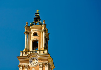 ornamented baroque church steeple